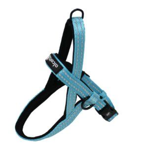 Alcott | Reinforced Neoprene Dog Harness in Blue W/ Reflective Stitching[SIZE L]